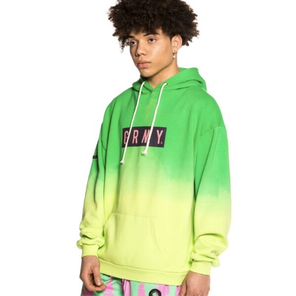 Sudadera GRIMEY con capucha " Fenzy " color verde