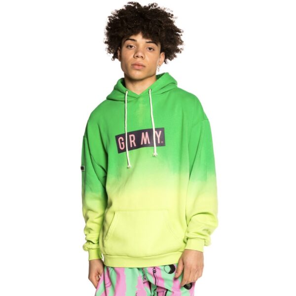 Sudadera GRIMEY con capucha " Fenzy " color verde
