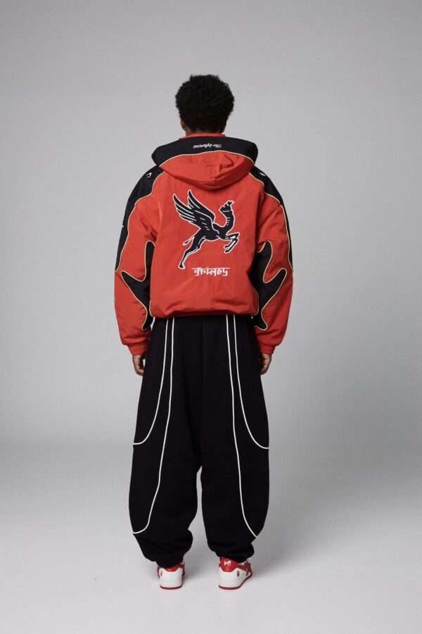 GRIMEYChaqueta"TRACE WAR PULL OVER JACKET"color rojo