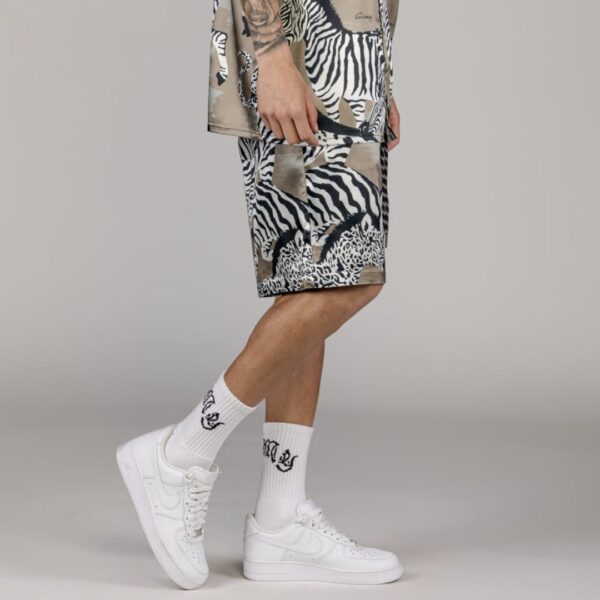 GRIMEY Bermuda " Animal Satin " color tostado