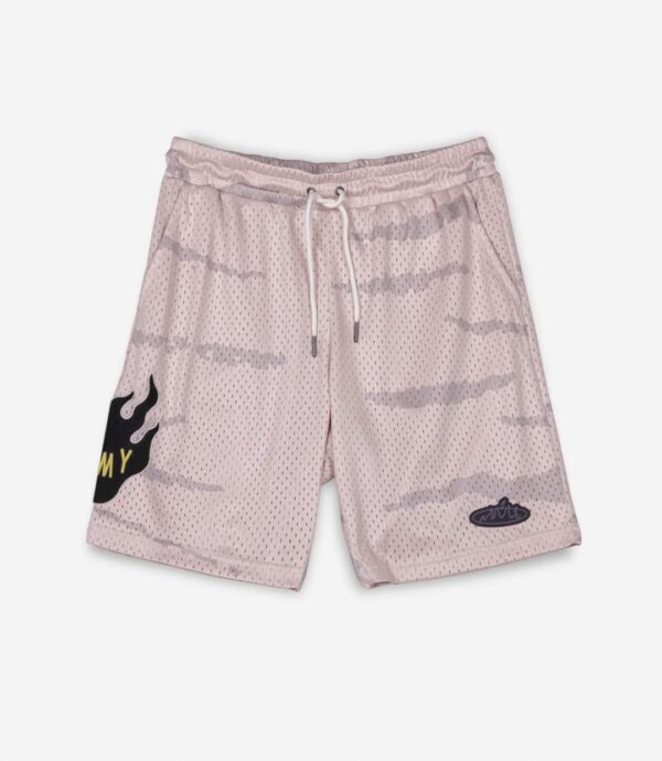 GRIMEY Bermuda " Cloven Tongues All Over Print " color crema