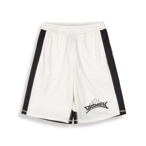 GRIMEY Bermuda " INFAMOUS DEEPER BAGGY SWEAT SHORTS " color blanco roto