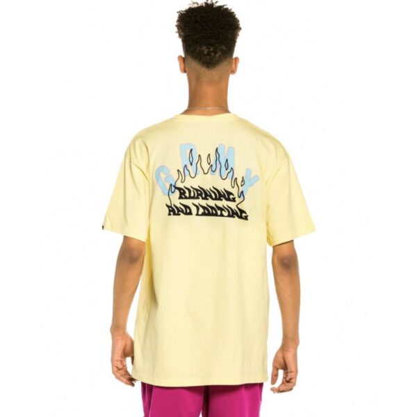 GRIMEY Camiseta " Burn The Fire " color amarillo