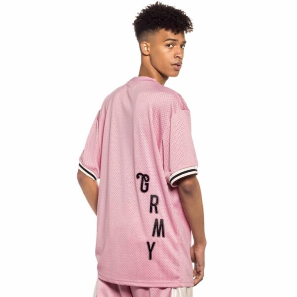 GRIMEY Camiseta " Jungle Punch Mesh Tee " color rosa
