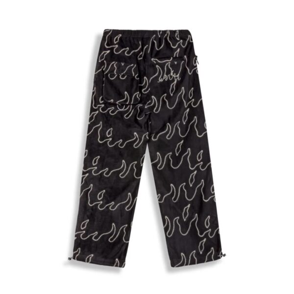 GRIMEY Pantalon " VOODOO CHILD POLAR FLEECE TRACK PANTS " color negro