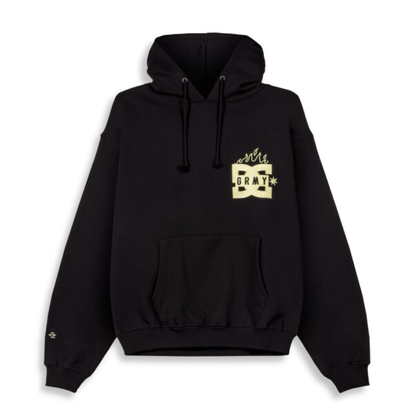GRIMEYSudadera"THE SWARM DC SHOES X GRIMEY BOXY HOODIE" color negro