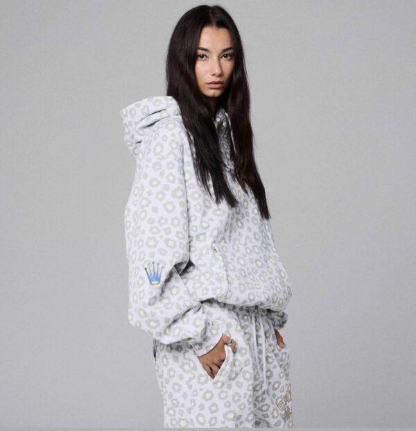 GRIMEYSudadera"ROYAL PAW BOXY HOODIE SPORT GREY"color gris