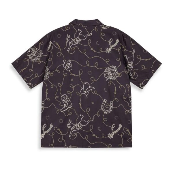 GRIMEY Camisa " LONE HAND BUTTON UP SHIRT " color negro