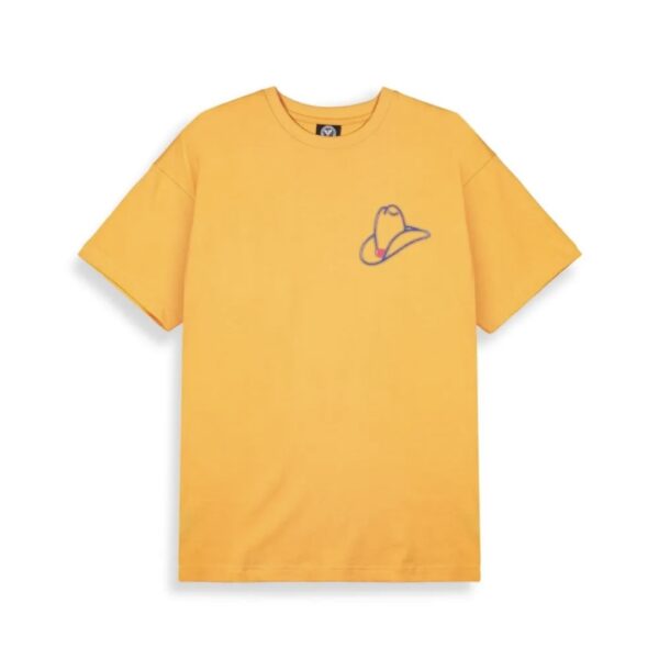 GRIMEY Camiseta " LONE HAND LUCKY LOOTER REGULAR TEE " color amarillo
