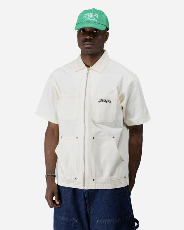 JACKER Camisa"Double Ribs"color beige