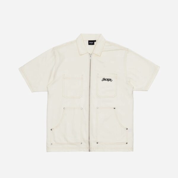 JACKER Camisa"Double Ribs"color beige