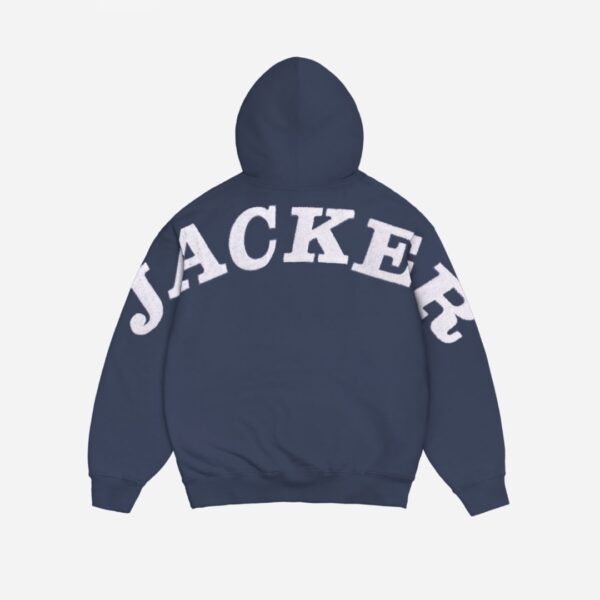 JACKERSudadera cremallera"Notorious"color marrino