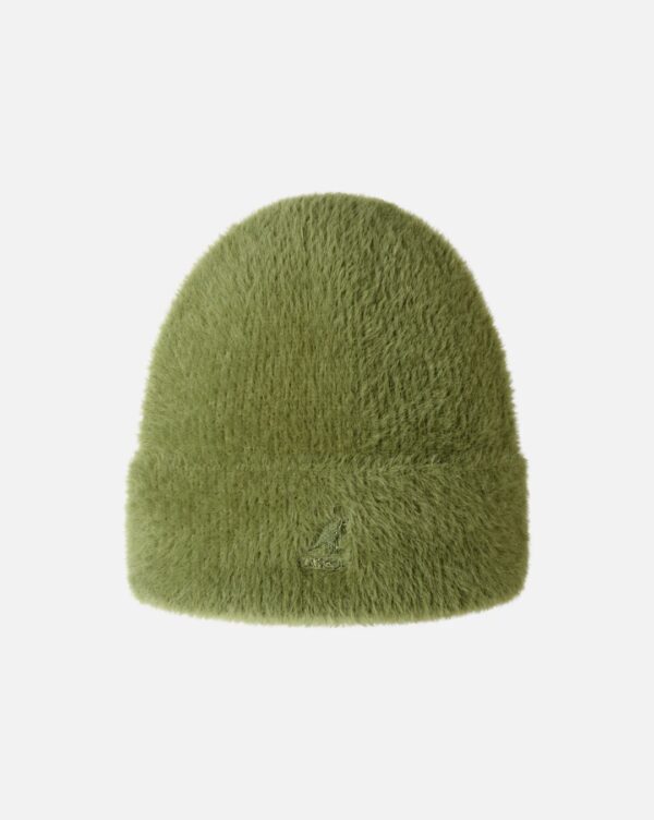 KANGOL Gorro " FAUX FUR BEANIE " color verde