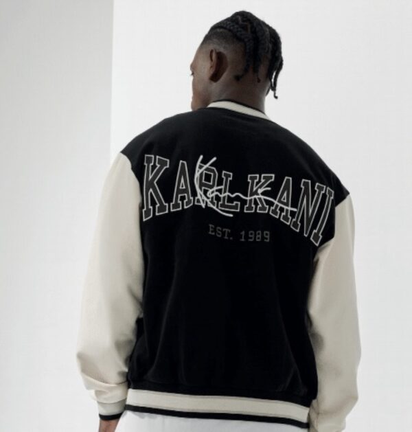 KARL KANI Chaqueta " Fleece College " color negro