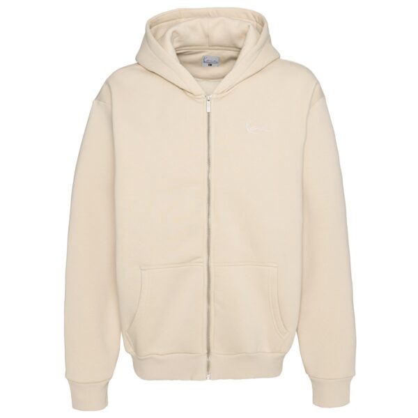 KARL KANI Sudadera " Authentic Star Logo Os Full Zip Hoodie light sand " color beige