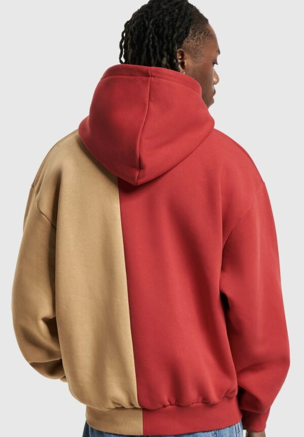 KARL KANI Sudadera " KK Woven Retro Split OS Hoodie red/sand "