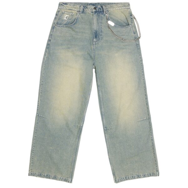 KARL KANI Pantalon " Og Denim Baggy Pants  blue sand " color azul