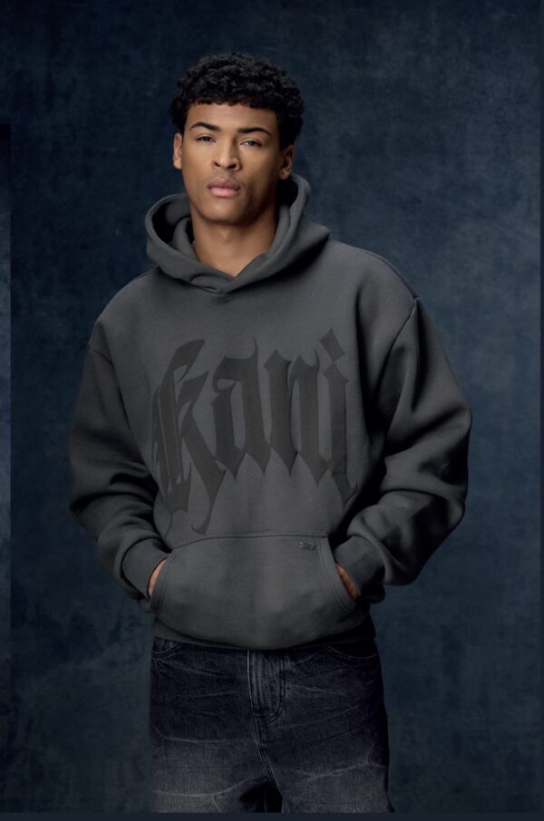 KARL KANI Sudadera " Puffy Kani Os Hoodie black " color negro