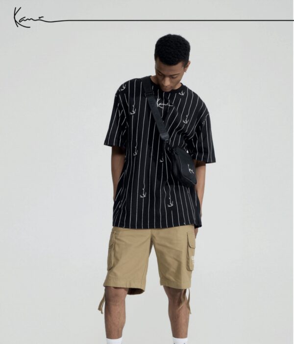 KARL KANI Bermuda " Retro Washed Cargo Shorts sand " color beige