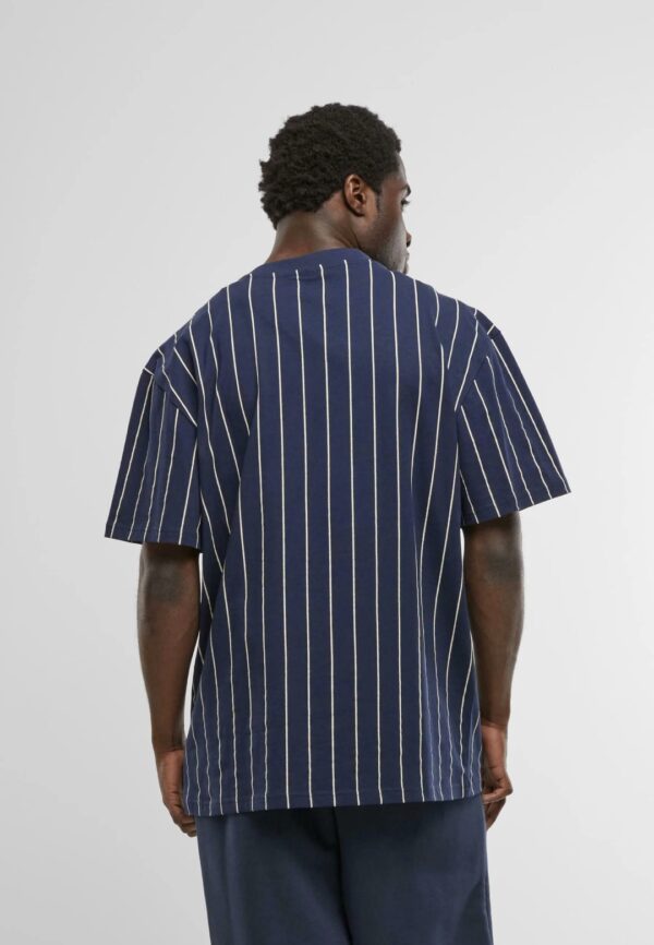 KARL KANICamiseta"Cursive Varsity Pinstripe T-Shirt"color azul