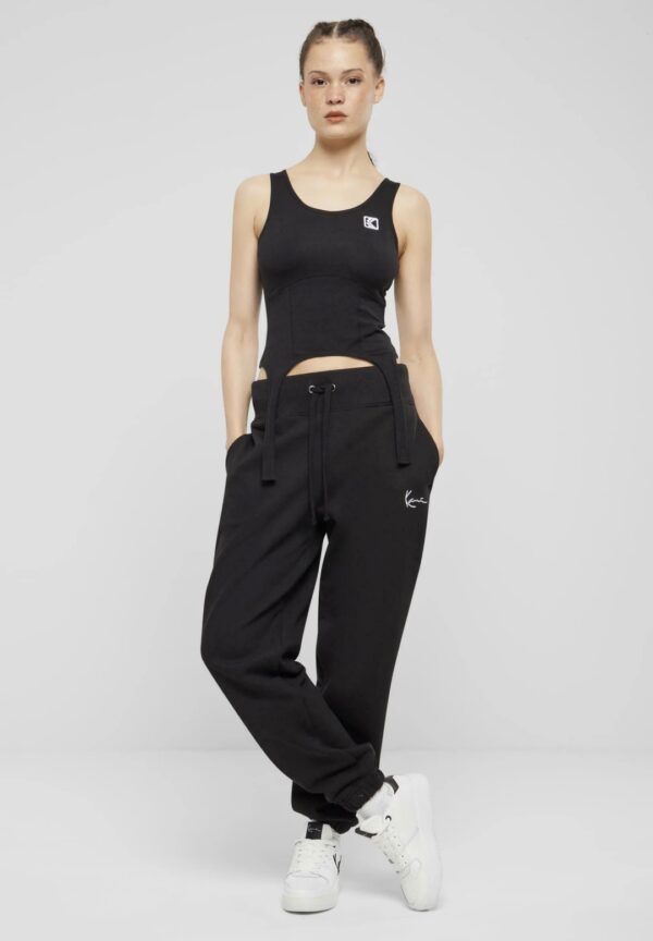 KARL KANI Top " KK Og Corset Strap Top black " color negro