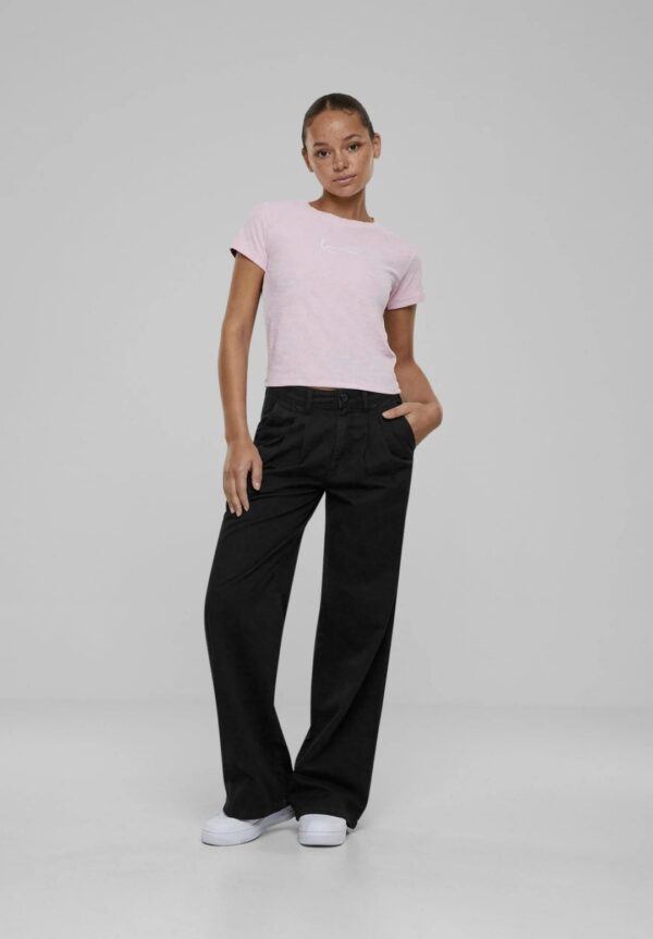 KARL KANI Camiseta " KK Small Signature Block Short Toweling Tee berry/light rose "