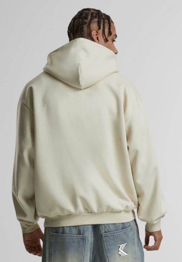 KARL KANI Sudadera "Woven SignaTurkeye Kani Tag Os Hoodie light sand"color beige