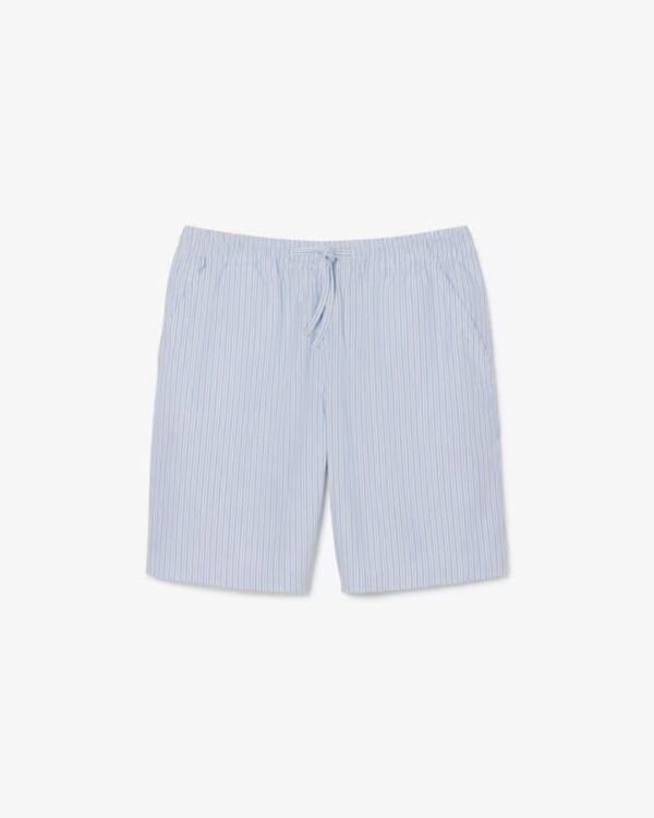 LACOSTEBermudas rayas celeste