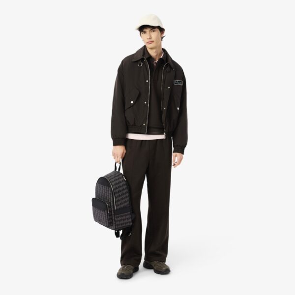 LACOSTEMochila Geometric negro