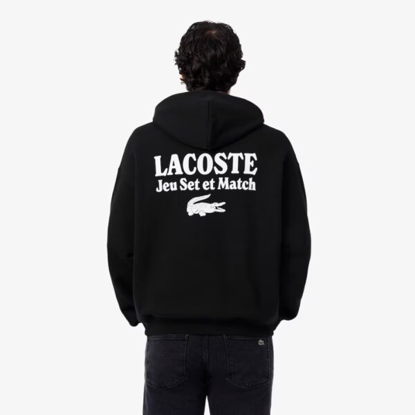 LACOSTESudadera con capucha color negro