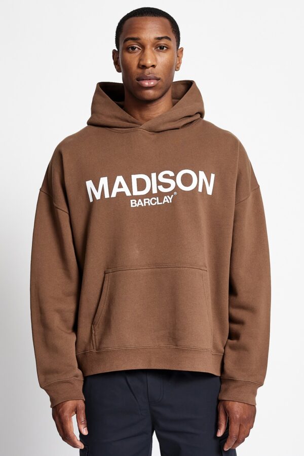 MADISON BARCLAYS Sudadera " OCEAN AV HOODIE " color marron