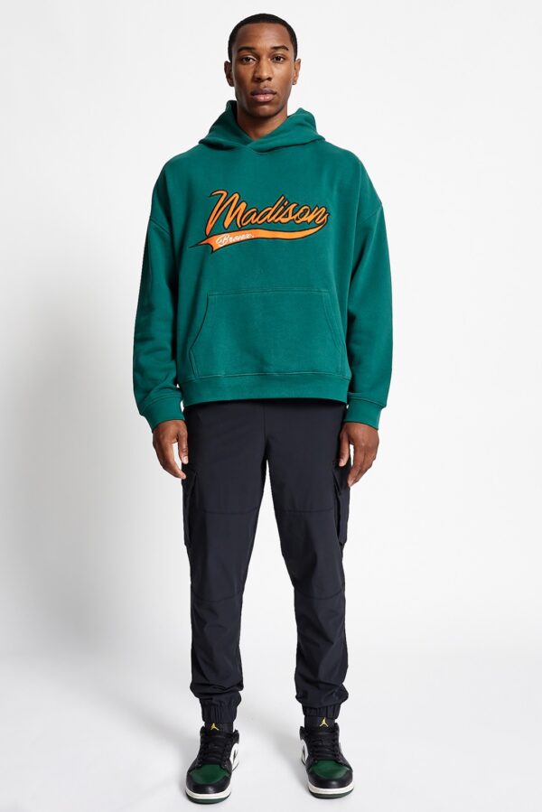 MADISON BARCLAYS Sudadera " STADIUM HOODIE " color verde