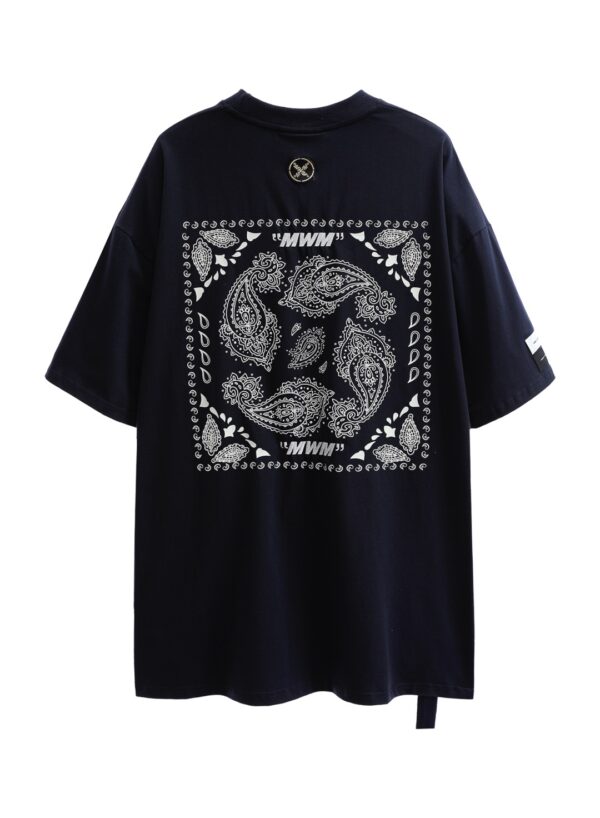 MOD WAVE MOVEMENT Camiseta " BANDANA T-SHIRT " color azul