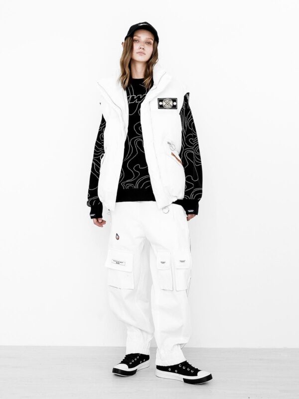 MOD WAVE MOVEMENT Chaleco color blanco