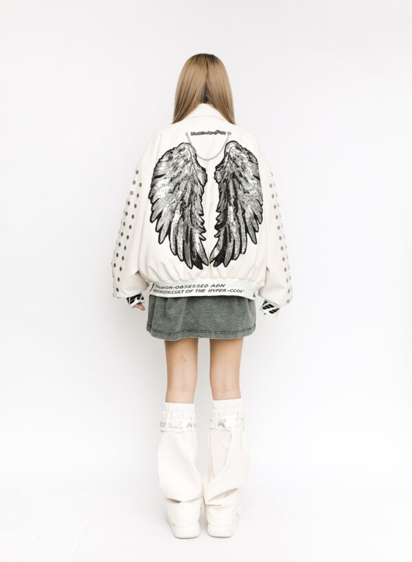 MOD WAVE MOVEMENT Chaqueta " WINGS CAPSULE " color crudo