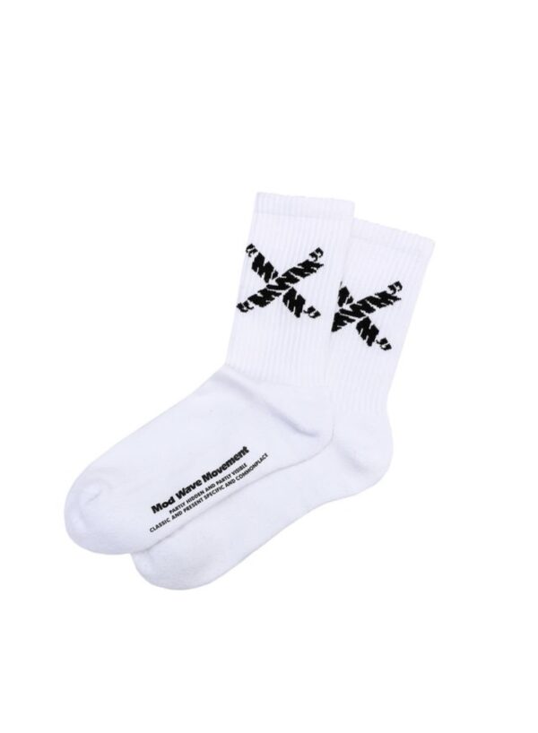 MOD WAVE MOVEMENTPack calcetines"LOGO SOCKS"color blanco-negro