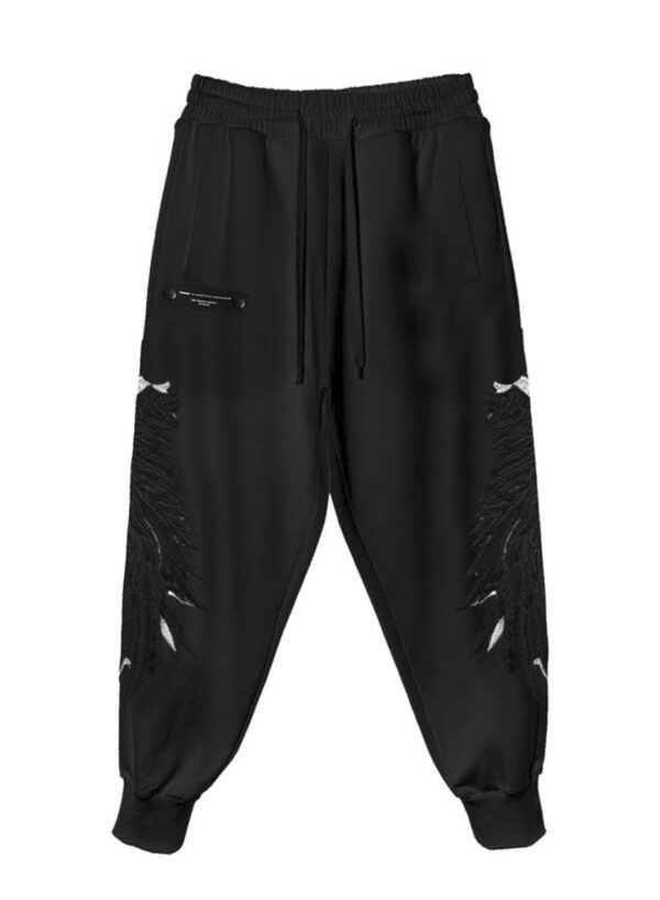 MOD WAVE MOVEMENTPantalon"DOUBLE WINGS PANTS"color negro