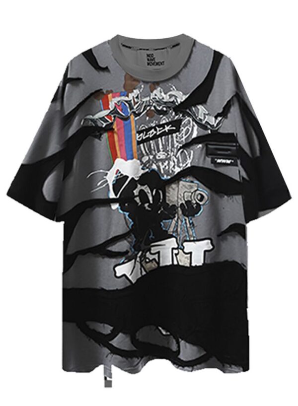 MOD WAVE MOVEMENTCamiseta"VANGUARD´S DOG T-SHIRT"color gris