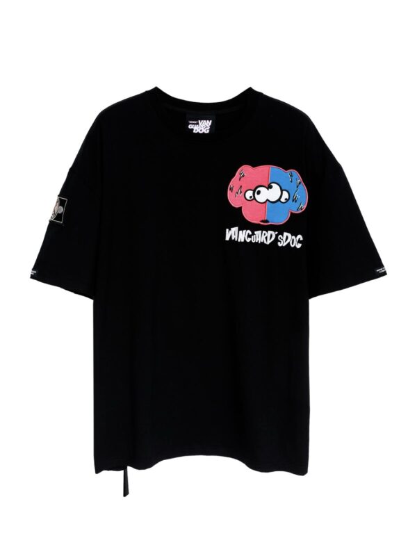 MOD WAVE MOVEMENT Camiseta " VANGUARD DOG CAPSULE T-SHIRT " color negro