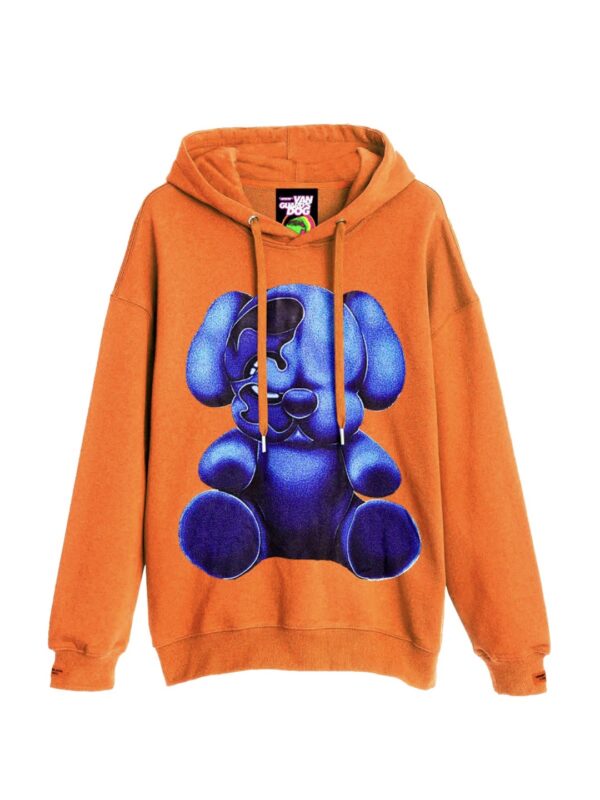 MOD WAVE MOVEMENT Sudadera " VANGUARDS DOG SWEATSHIRT " color naranja