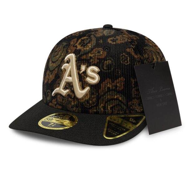 NEW ERAGorra"FLORAL CORD 5950LP 28578 OAKATH BLK"color negro