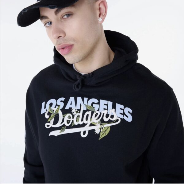 NEW ERASudadera"MLB FLORAL GRPHC HOODIE LOSDOD BLK"color negro