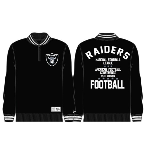 NEW ERASudadera"M THROPRE QTRZP 2782 LASRAI  OTCWHI"color negro