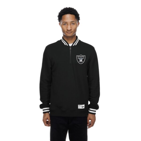 NEW ERASudadera"M THROPRE QTRZP 2782 LASRAI  OTCWHI"color negro