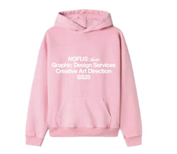 NOFUSSSudadera"Velvet"color rosa