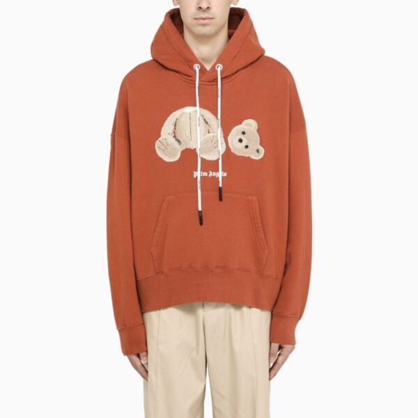 PALM ANGELS Sudadera " Printed Bear " color caldera
