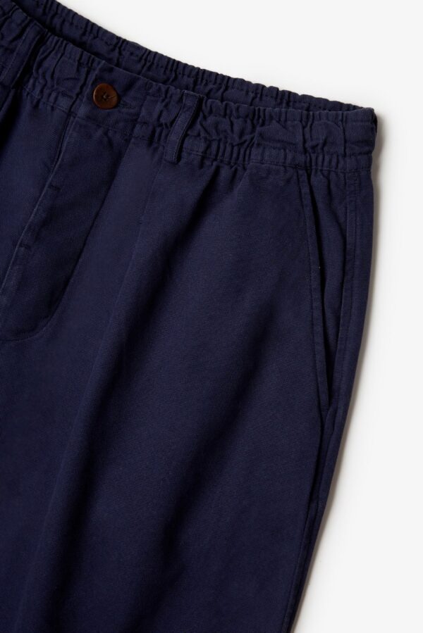 POMPEII BRAND Pantalon " NAVY CANVAS LOOSE TROUSER " color marino