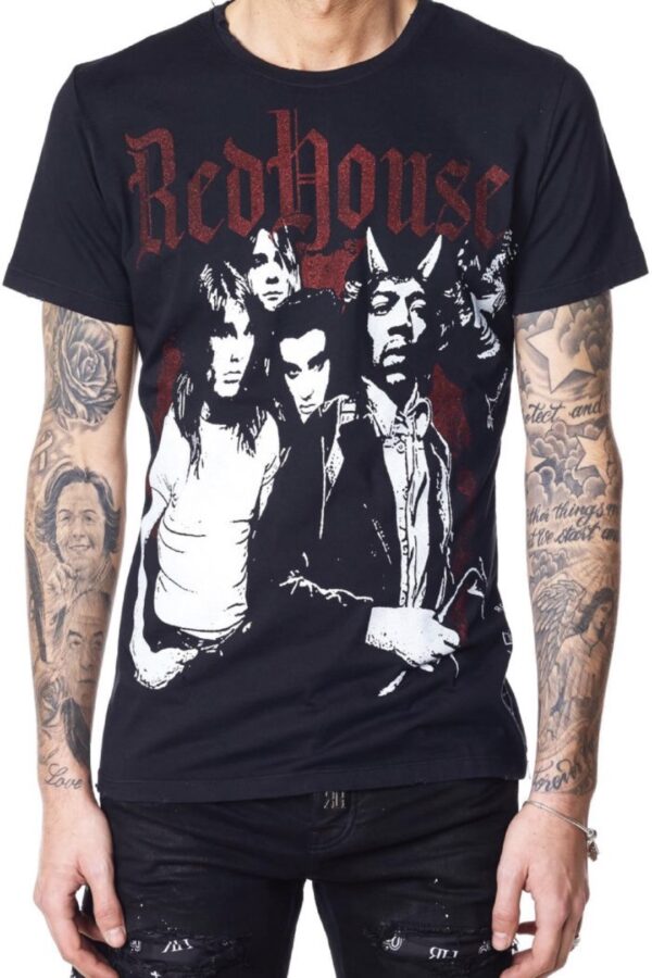 Camiseta RED HOUSE color negro