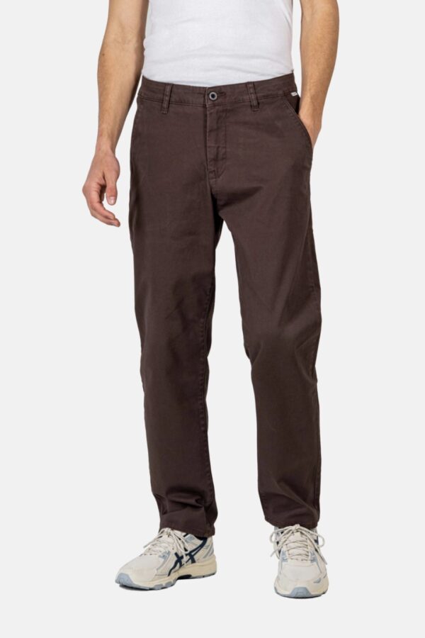 REELL Pantalon " Regular Chino " color marron