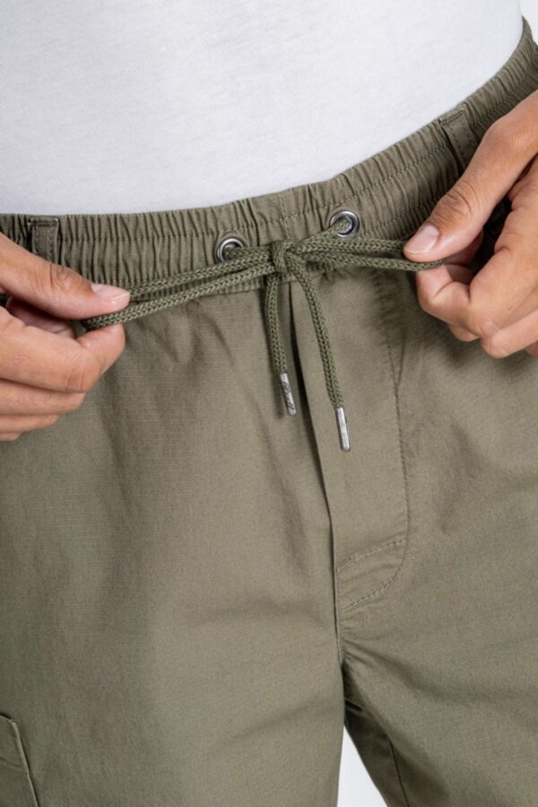 REELL Bermuda " REFLEX EASY CARGO SHORT BR STONE GREEN " color verde